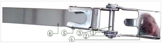 LKS-900mm Universal Stainless Steel Clamping Ties