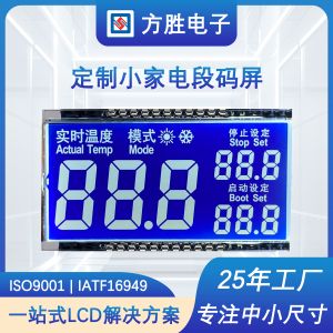  Custom HTN LCD Panel and STN 7 Segment LCD Display Manufacturer for Industrial Instruments Manufactures