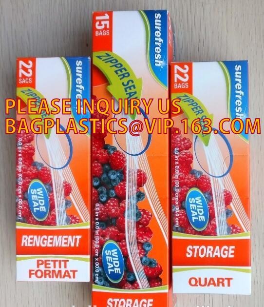 Customize Resealable Plastic Clear Poly Zip lockk Baggies custom zip lock bag, LDPE HDPE CPE PPE PVC Plastic Slider Zipper