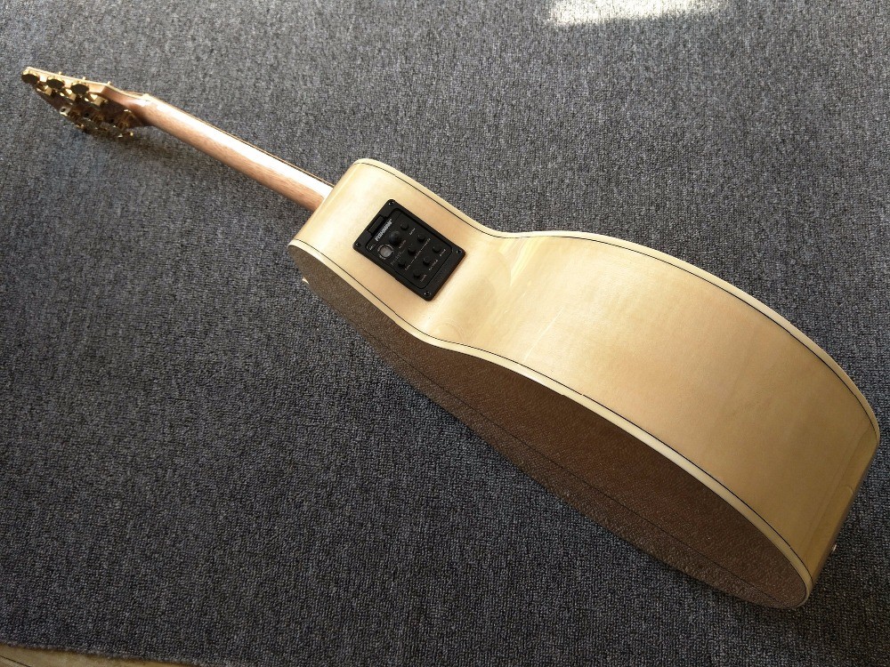 Factory Chibson style customization J200 Acoustic Guitar Cutaway Acoustic Classic Guitar with Pickup and Hardcase