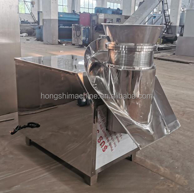 Chicken Essence Granlues Making Machine , Rotary Drum Wet Powder Extruding Granulator Machine
