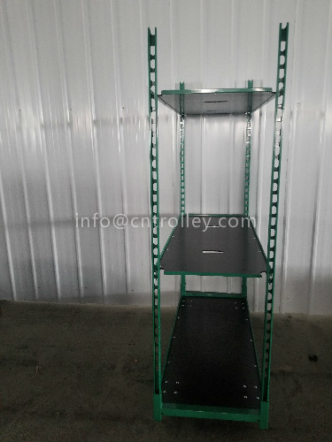Shopping 100kg/Shelf PP Wheel Q235 Nursery Plant Carts