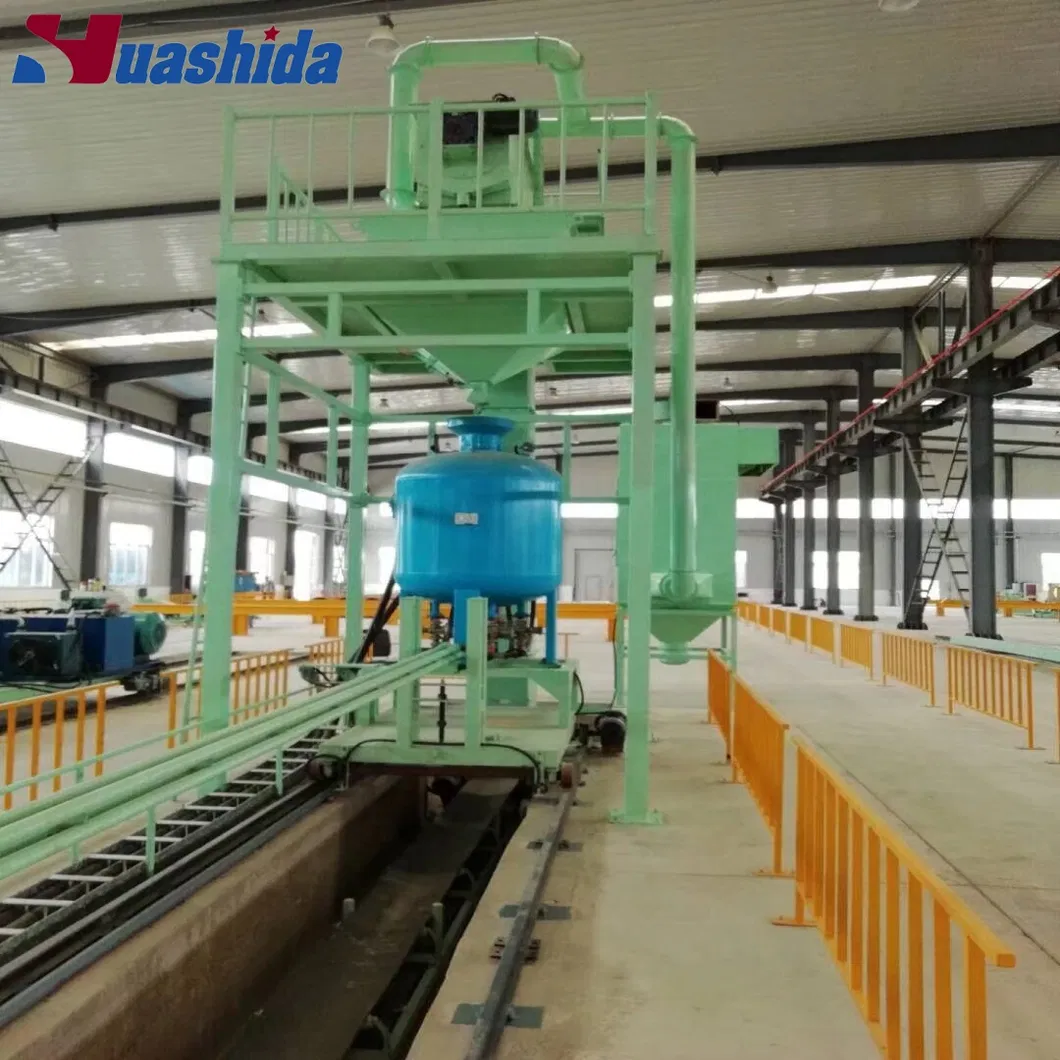 Steel Pipe Inner Wall Sand Blasting Rust Removal Production Line