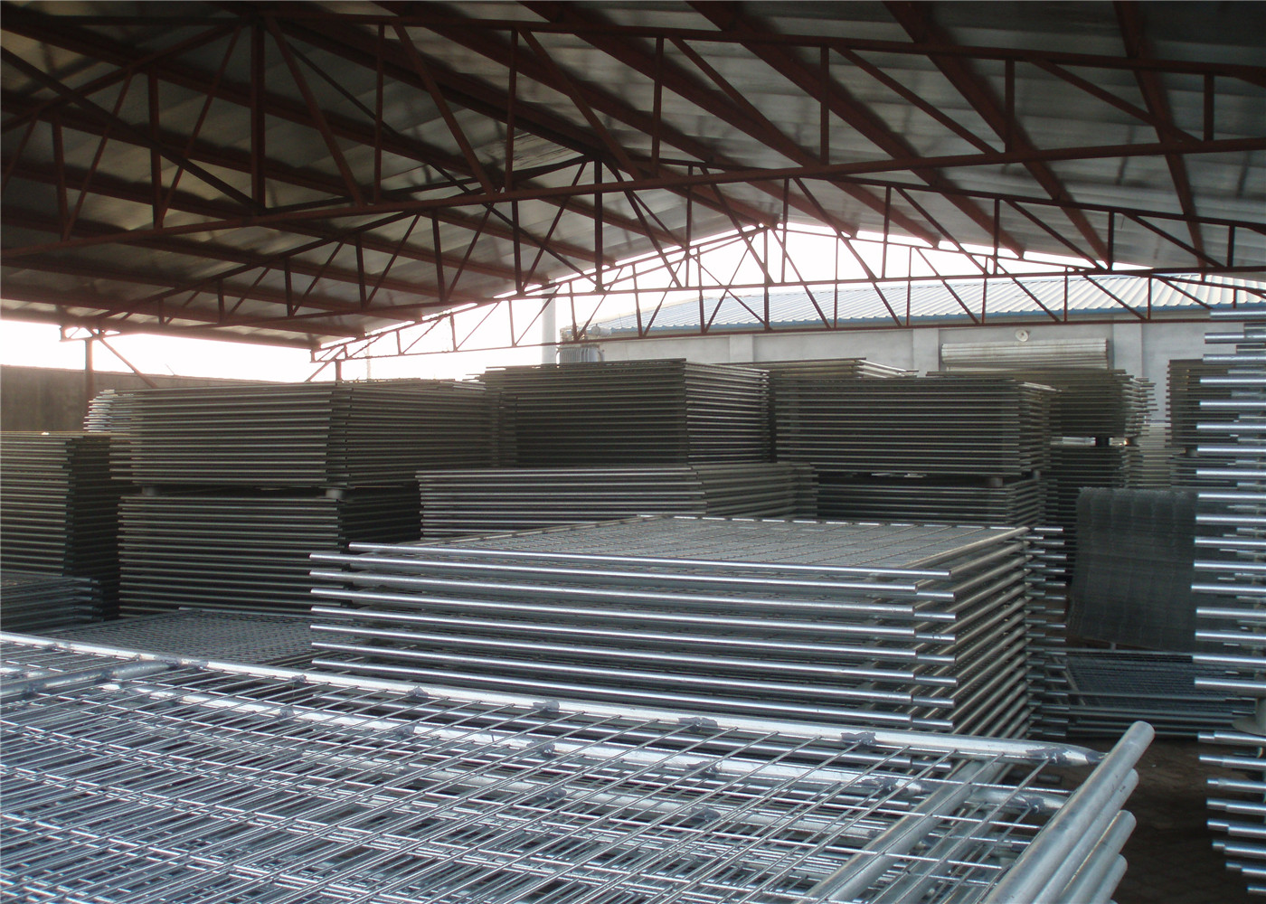 Durable Metal Construction Fence Rental , Chain Link Fence Construction