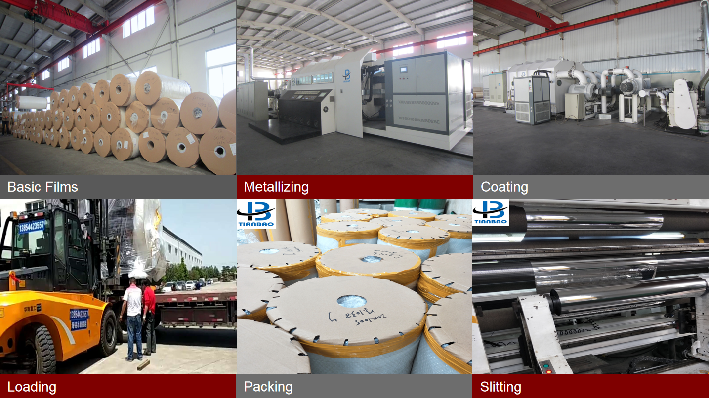 Exhibition PET Film Metallized Aluminum Foil Wrapping Paper with Affordable