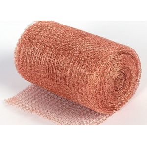Customized Copper Knitted Mesh For Weeping Hole 10M Length