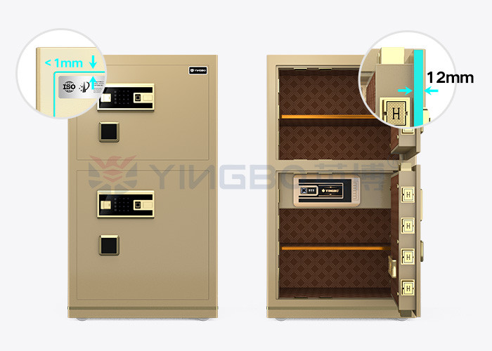 H1000mm Biometric Fingerprint Lock Safe Box For Office Security YB/N7-100D