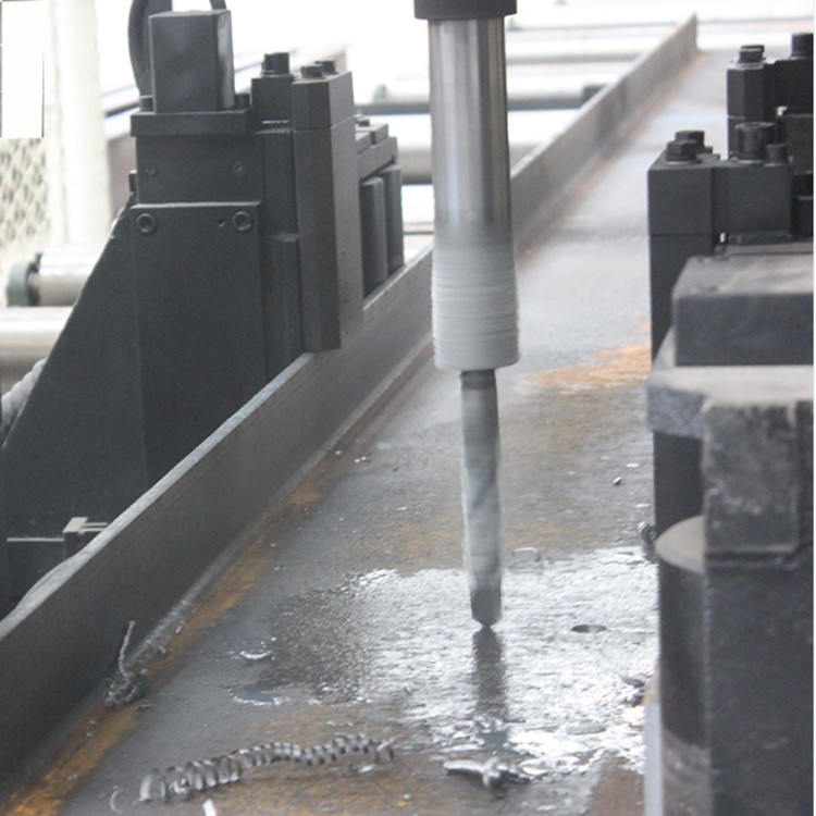 High Speed CNC H Beam Drilling Machine Line Nine Drill Heads On Top / Left / Right