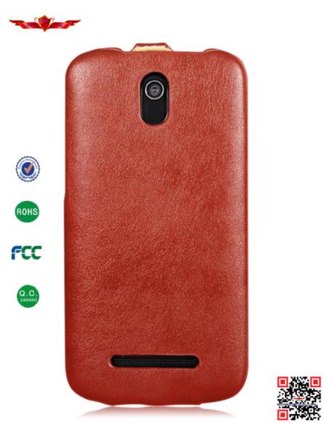 New Arrival Import Italy PU Flip Leather Case For HTC Desire 500 Multi Color