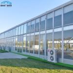 1000 People Huge Outdoor Exhibition Tents With Solid Walls Air Conditioner