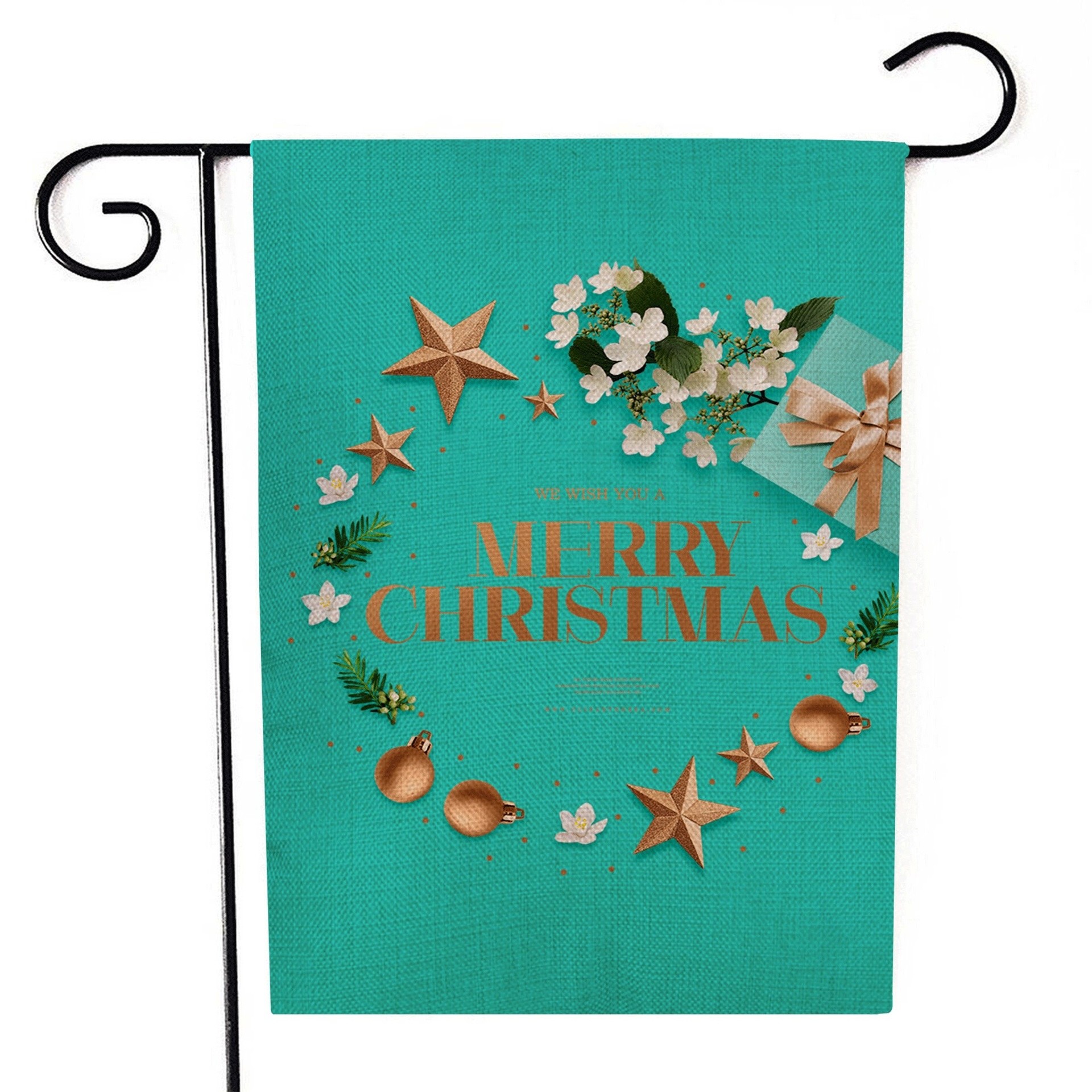 CMYK Double Sided Garden Flag Environmental Protection For Decoration