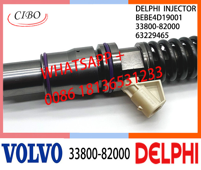 33800-82000 BEBE4D19001 Fuel engine Diesel Injector 33800-82000 BEBE4D19001 63229465 E3.18 for HYUNDAI 12L HIGH POWER