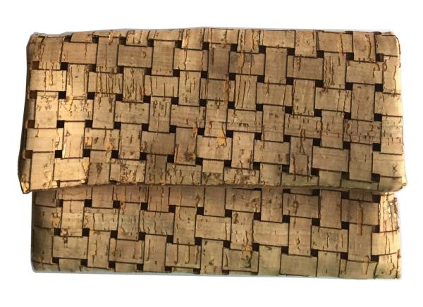 Most Popular Cork clutch 6.7''x4.5'' with button closure, customized color is
