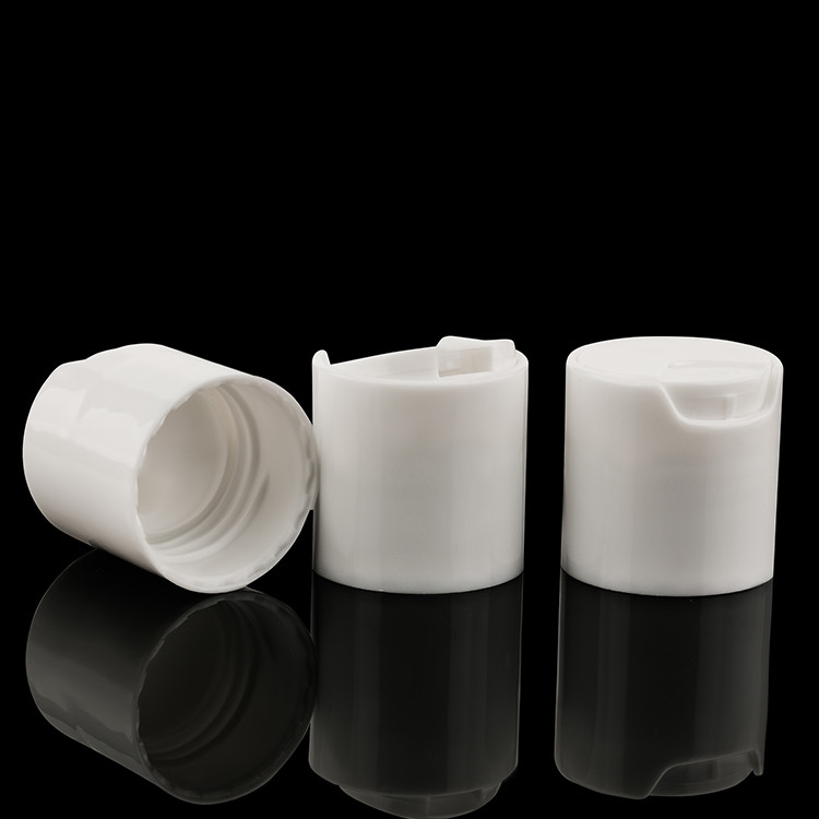 20/415 White Disc Top Cap Plastic Bottle Cap For PET PE Bottles