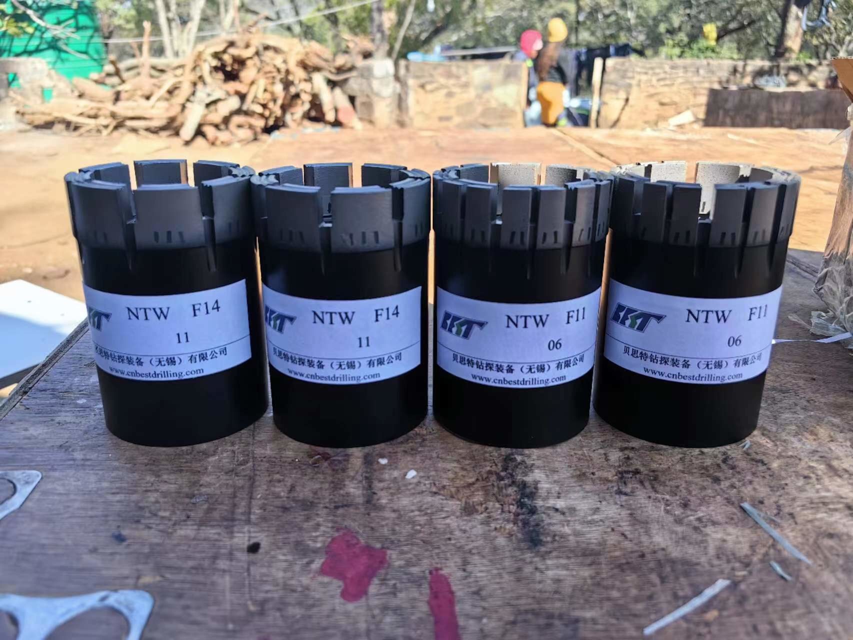 High Heat Resistance Diamond Impregnated Drill Bits BQ NQ