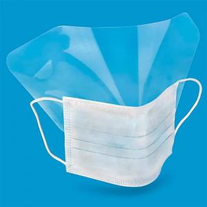 China Single Use Face Mask With Protective Shield Protection Eye Visors Medical Mask on sale