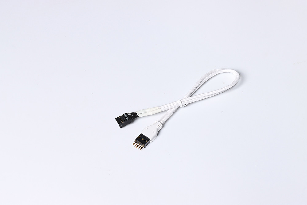 Sleeved Front Panel Kit USB 3.0 Header Extension Cable For Audio