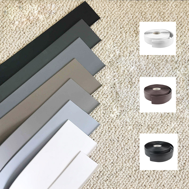 NR Sample 5-7days Vinyl Wall Baseboard Plastic PVC Skirting Cove Base