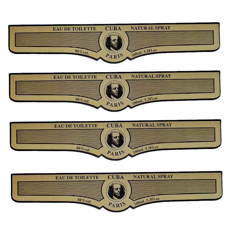 Cosmetic Product Waterproof Self Adhesive Sticker Logo Printing Perfume Bottle Label