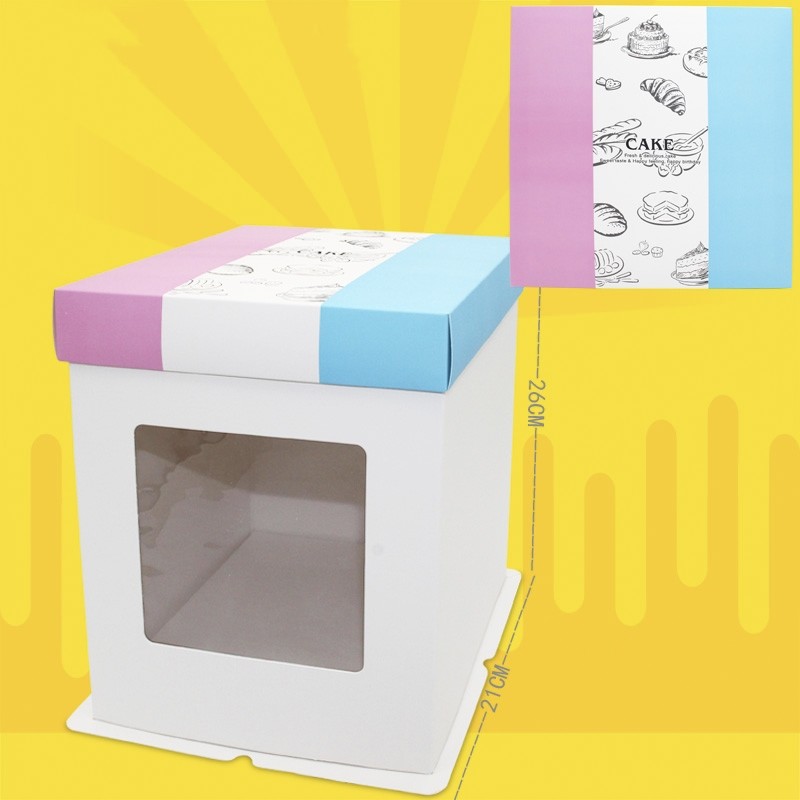 CMYK/Pantone Printing Food Packaging Box Cake Tasting Box with Custom Order and Sample Cost Refunded
