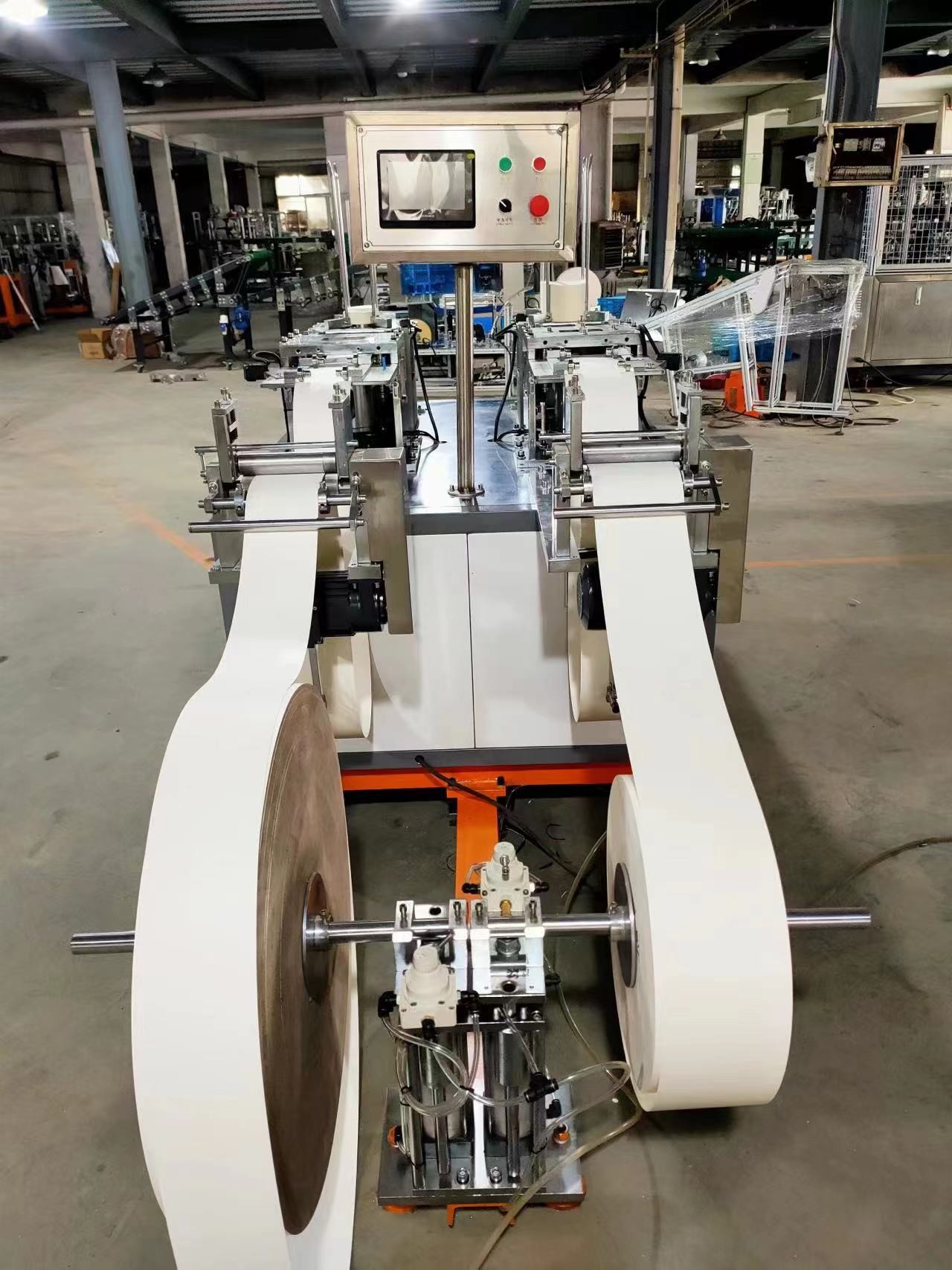  Low Consumption Coated Paper Lid Making Machine AC380V 3phase Manufactures