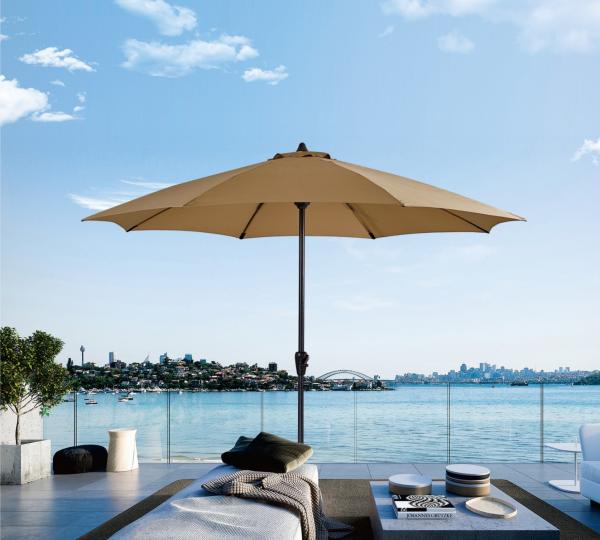 Large Backyard Umbrella Outdoor Garden Parasol Sun Protection Patio Outdoor