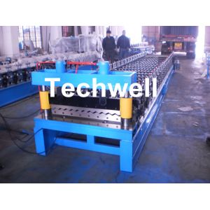 Corrugated Profile Roll Forming Machine , Corrugated Sheet Making Machine With