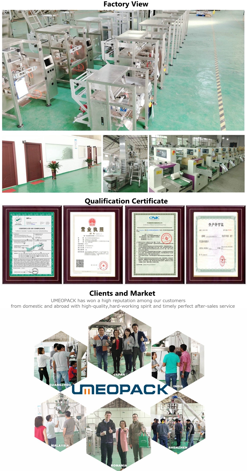UMEOPACK 2 year warranty China low price small plastic bag gusset bag automatic used cocoa powder filling and packing ma