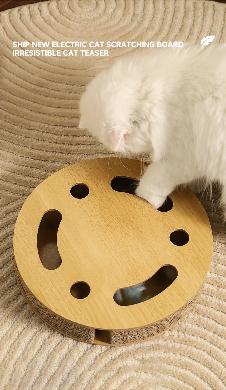 Indoor Interactive Cat Scratching Board Round Cat Scratch Board OEM