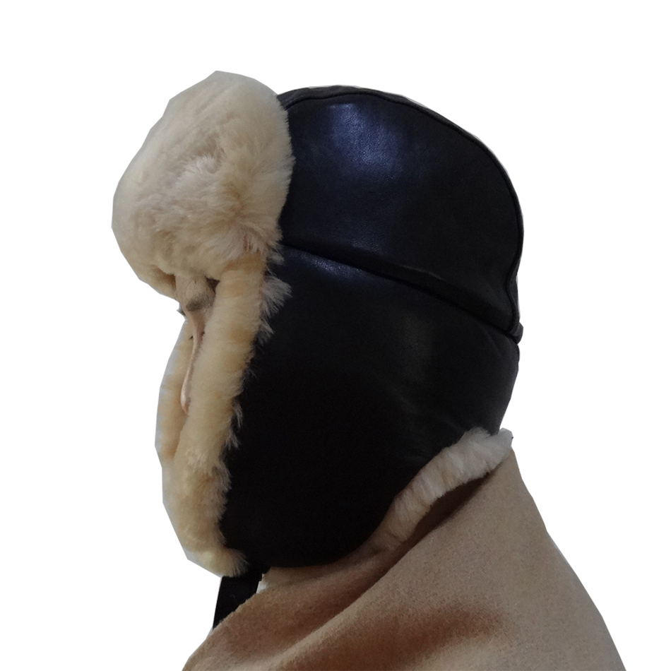 Trooper Style Earflap Military Winter Hat , Girs Adults Toscana Ushanka Fur Hat