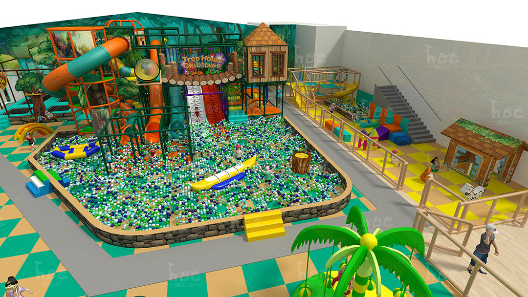 Indoor Playground With Balls , Inside Play Zone Equipment