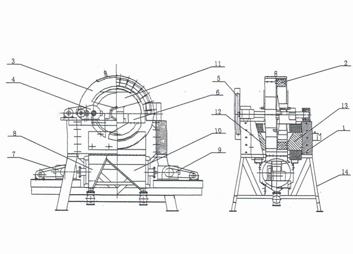 10-30% Slurry Concentration High Intensity Wet Magnetic Separator for Mining Industry