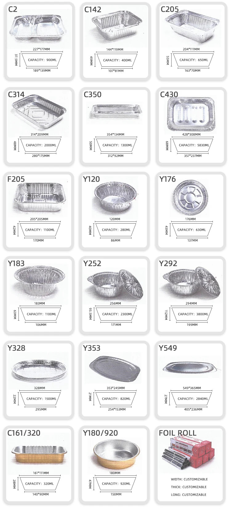 Aluminum Foil Container For Airline Meal Packaging Solution With OEM Service