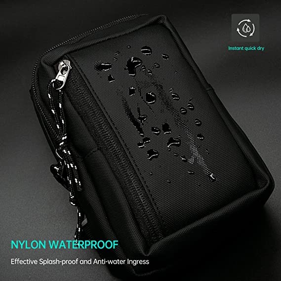 Men Women Small Waterproof Crossbody Bag Casual Phone Chest Bag for Travelling Hiking