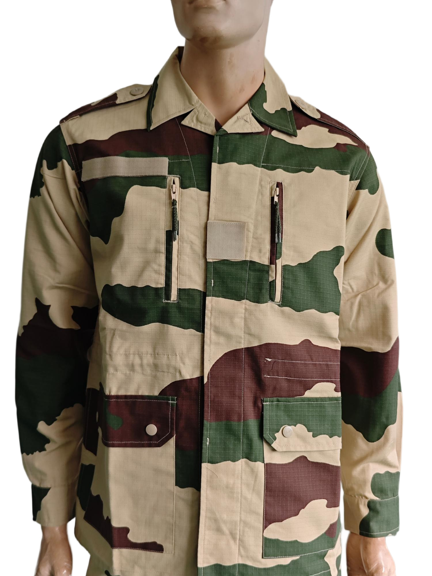 F1 Woodland Camouflage Military Outfit For Tactical Operations Formal Style For Outdoor Tactical Activities French Military Uniform