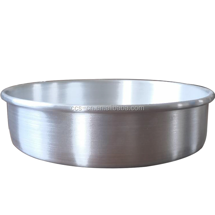 6*3 inch aluminum round fixed bottom springform cake pan
