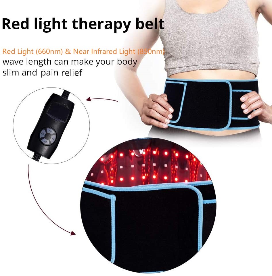 Pain Relief Infrared 660nm 850nm LED Red Light Slimming Belt
