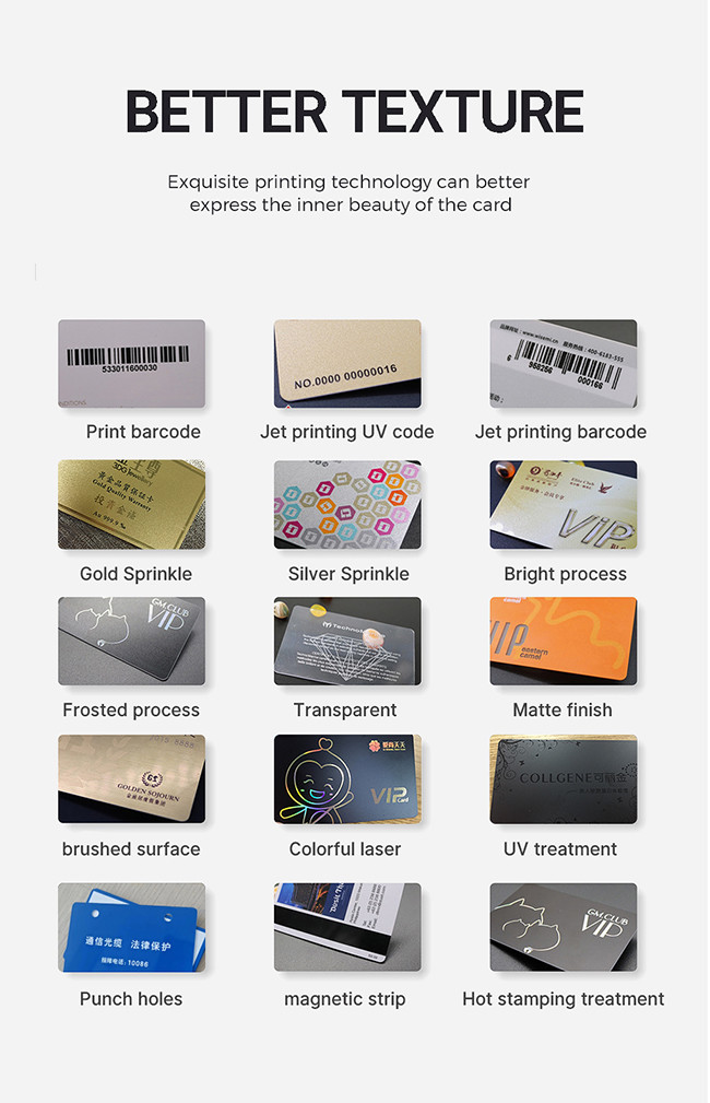 Custom PVC Plastic Membership Card Moisture Proof For Card Printer
