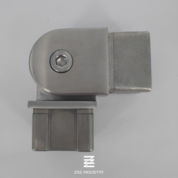 Adjustable Flush Handrail Elbows For Stainless Steel Railing Tube Connector
