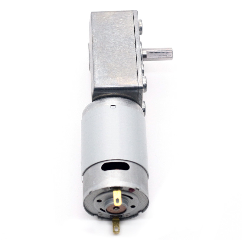 ASLONG JGY-395 12V/24V 7-214RPM DC Turbine Vortex Rod Reduction Motor Self Locking Motor Can Bear Up To 50 Pounds