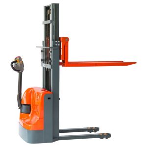 1000kg Self Loading Stacker Electric Stacker Self Lifting Forklift