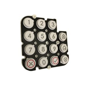  Customized Thickness Silicone Rubber Key with Optional Backlighting Manufactures