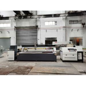 Fssd Water Jet Stone Cutting Machine with PLC Control System and Mechanical Test