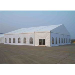 Wind Resistant 10MX30M Custom Event Marquee Tent With VIP Wooden Floor