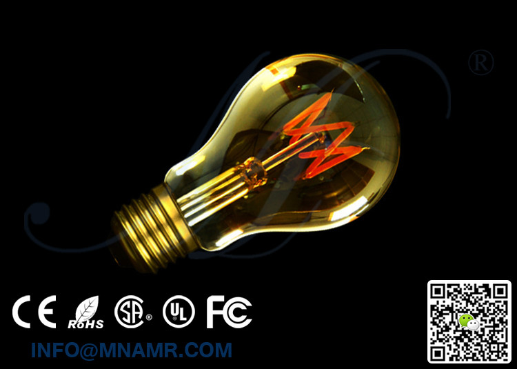Factory Price DIY Hanging Bulbs LED Light Edison Style A19 A60 110V 220V 3W E27