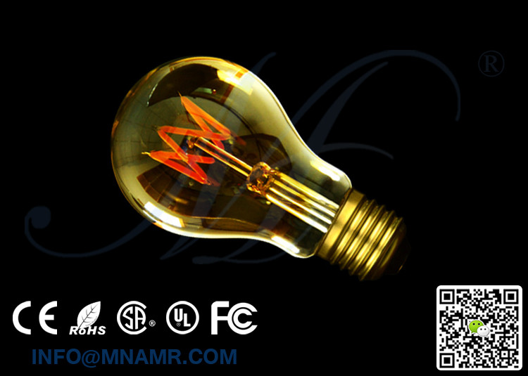 Factory Price DIY Hanging Bulbs LED Light Edison Style A19 A60 110V 220V 3W E27