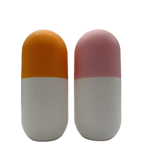 SCREW CAP 130ml HDPE Capsule Bottle for Supplement Candy Pill Tablets Plastic