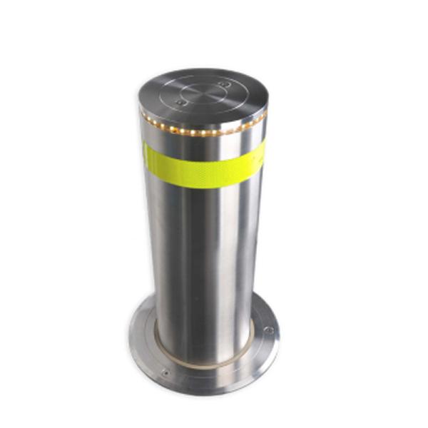 High Lifting Speed Hydraulic Rising Bollards Stainless Steel Retractable Traffic