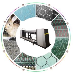 Hexagonal Gabion Rock Basket 2.2kw Wire Mesh Weaving Machine