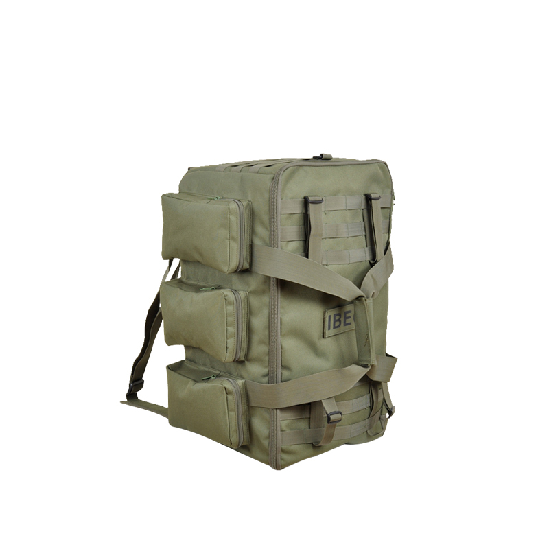 Comfortable and Versatile 60L Khaki Backpack for Outdoor Training Camping Traveling